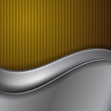 Metal sarı arka plan metin için yer ile