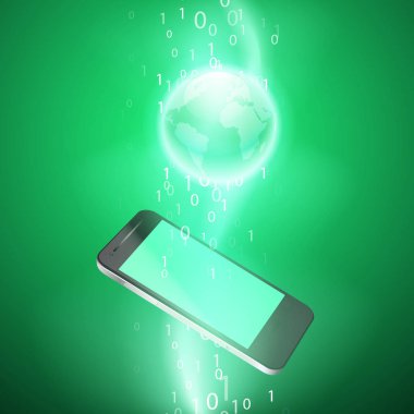 cep telefonu ile ikili kod akışı