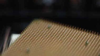 Çip işlemci bilgisayar ana kart makrosu
