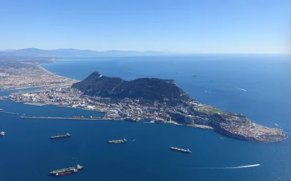 Gibraltar Havadan Görünümü — Stok fotoğraf