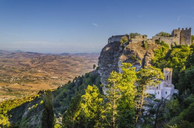 Sicilya bölge Erice şehir görüntülemek