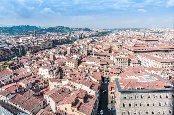 Florença Panorâmica em torno do rio Arno — Fotografia de Stock