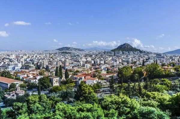 Atene e lycabettus — Foto Stock