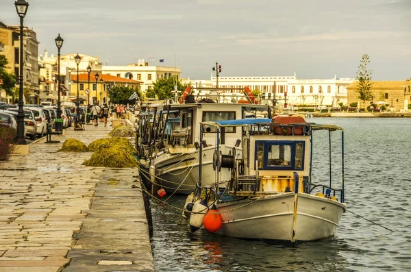 Port of Zakynthos fishing boats — Stock Photo, Image