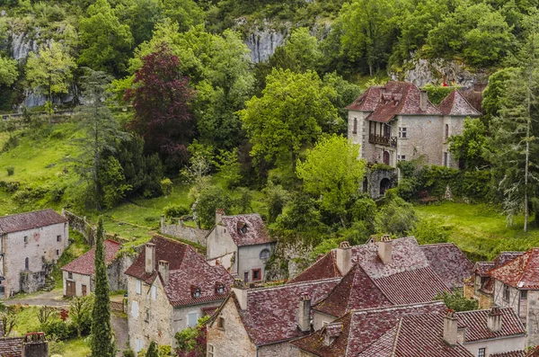 Maisons à saint cirq lapopie — Photo