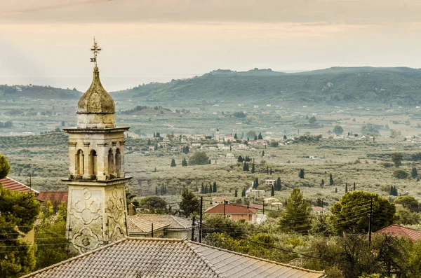 La antigua campana de la iglesia zakynthos — Foto de Stock