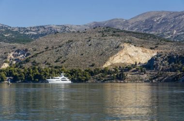 argostoli Ithaka şehir çevresinde yelken yat