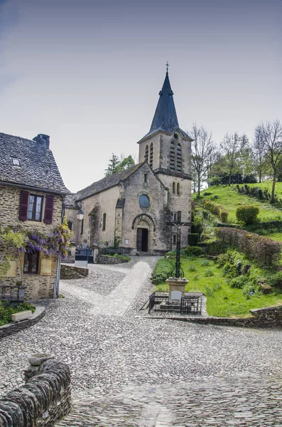 Eglise de Sainte Marie du Sauveur Belcastel — Photo