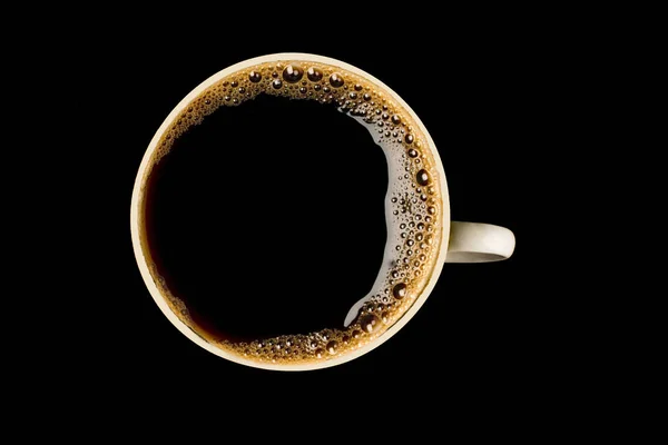Dzień dobry z bliska tło zegar kubek kawy — Zdjęcie stockowe