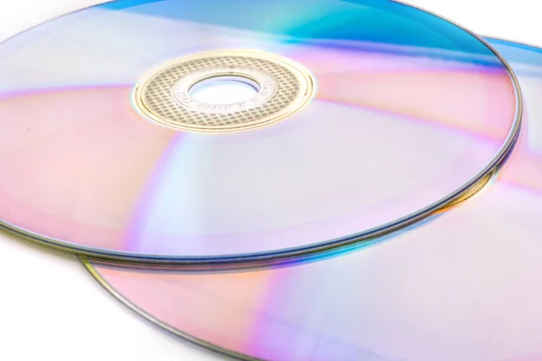Cd dvd isolated on white Stock Image