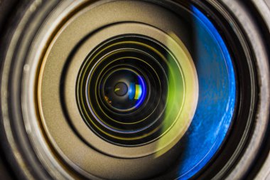 arka plan parlama objektif lens