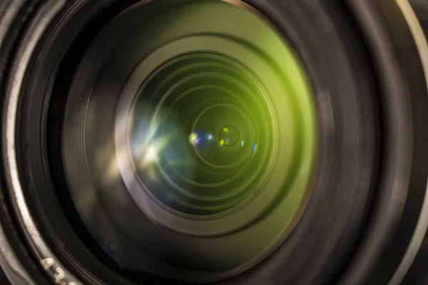 Achtergrond schittering in de lens van de lens — Stockfoto