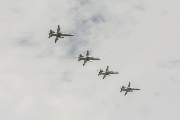 Szuperszonikus elfogó Mig-31 repülőgép — Stock Fotó