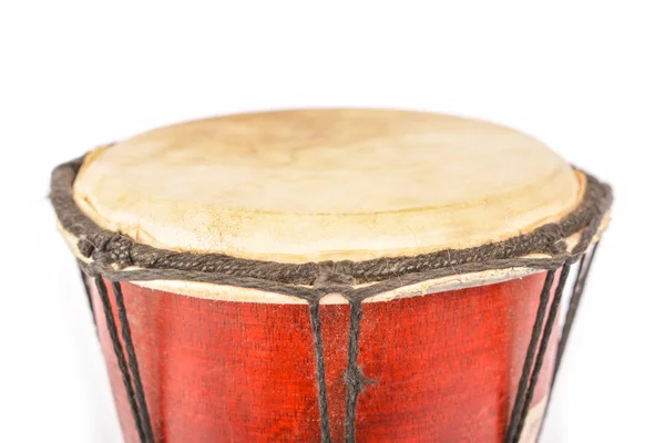 African drum isolated on white background Stock Picture