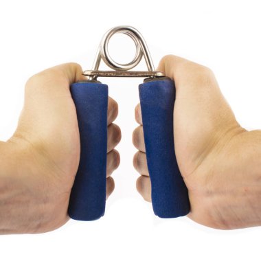 Mavi genişletici el ayrı tut