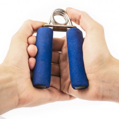 Mavi genişletici el ayrı tut