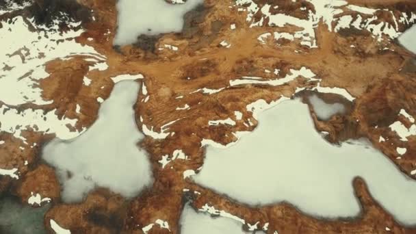 A deserted sand pit in winter — Stock Footage A deserted sand pit in winter Stock Video