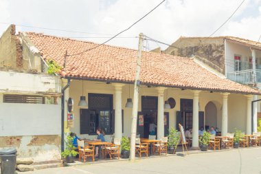 3 Mart 2018. Galle Fort. Sri Lanka. Safra kale sokak