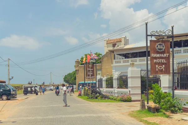 Marzo 2018 Galle Fort Sri Lanka Calle Fuerte Gall —  Fotos de Stock