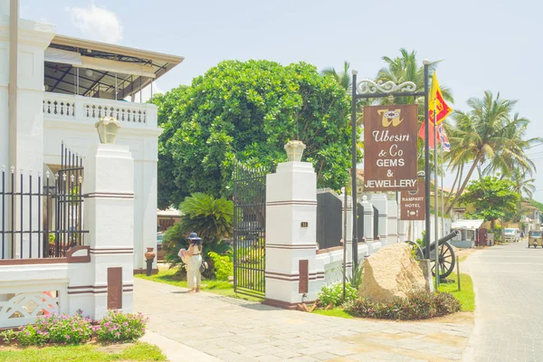 Marzo 2018 Galle Fort Sri Lanka Calle Fuerte Gall —  Fotos de Stock