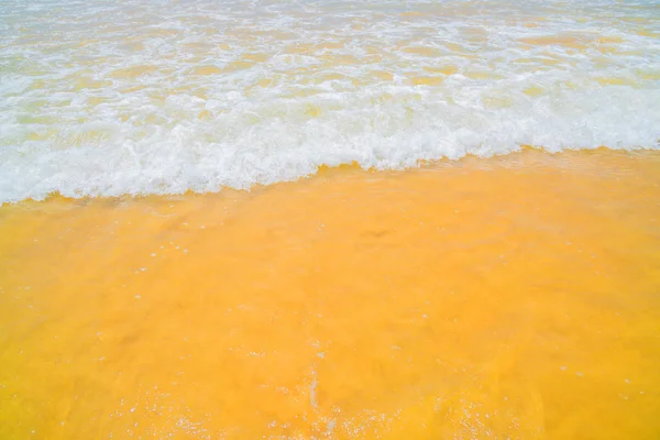 Yellow Sand Ocean Wave — Stock Photo, Image