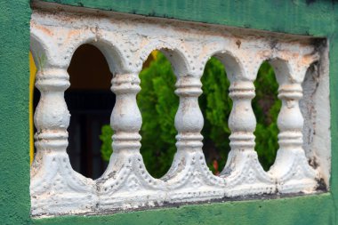 eski bir taş bina mimari detay 