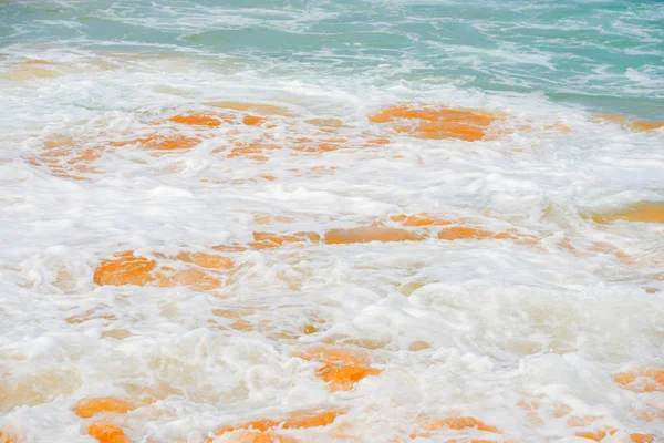 해변의 바다와 모래의 — 스톡 사진