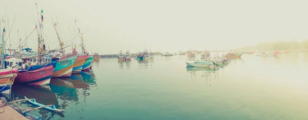 Ambalangoda 斯里兰卡 2018年3月09日 港口渔民船 — 图库照片