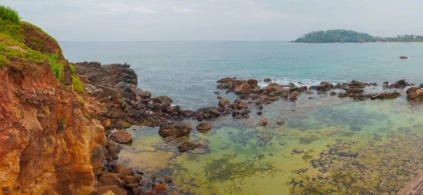 Merissa Sri Lanka Parrot Rock Énormes Rochers Sur Plage — Photo