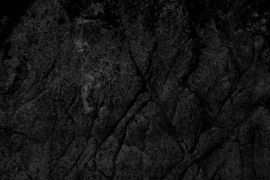 Soyut siyah arkaplan. Siyah taş dokusu. Koyu sert yüzey.