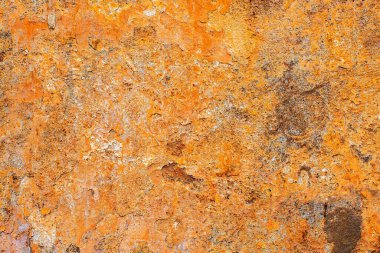 Arka plan için paslı paslı yüzeyin tam kare görüntüsü