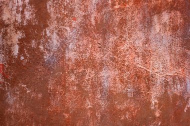 Arka plan için paslı paslı yüzeyin tam kare görüntüsü