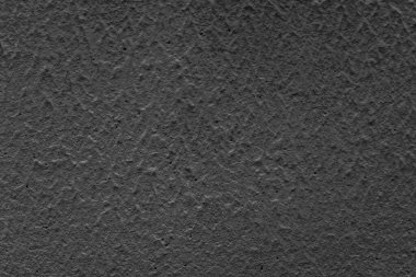 Soyut siyah arkaplan. Siyah sıva dokusu. Koyu sert yüzey.