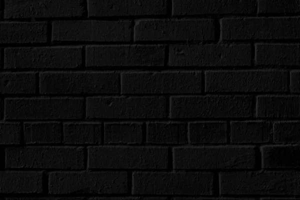 Abstract Black Background Black Bricks Texture Dark Rough Wall Surface — Stock Photo, Image