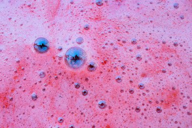 Renkli bakterilerin soyut arkaplanı