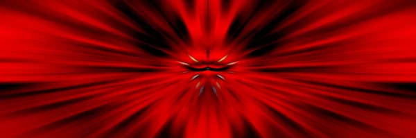 Красная Вспышка Черном Фоне Красное Пламя Черной Бездне Адский Огонь — стоковое фото
