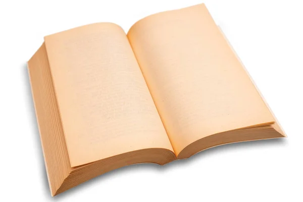 Páginas Amarillas Libro Viejo Libro Época Rara Libro Papel Usado —  Fotos de Stock