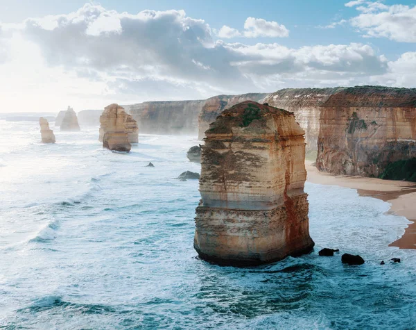 Douze apôtres, Parc national de Great Ocean Road, Victoria, Australie — Photo