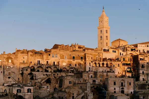 Matera, Basilicata, Italia, Patrimonio de la Humanidad por la UNESCO y Capital Europea de la Cultura 2019 — Foto de Stock