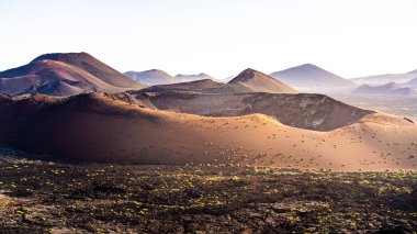Timanfaya Ulusal Parkı, Lanzarote, İspanya ve Avrupa 'daki volkanik manzaralar