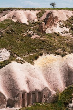 Kapadokya 'daki kaya oluşumları, hindi