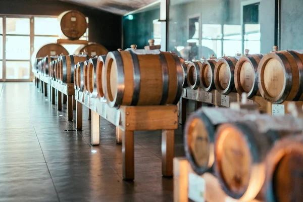 Traditional balsamic vinegar barrels in Modena, Emilia Romagna, Italy — Stockfoto