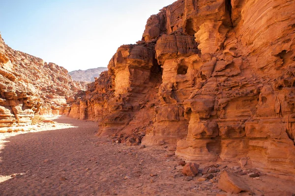 Egypte Sinai Desert Travel Canyon coloré — Photo