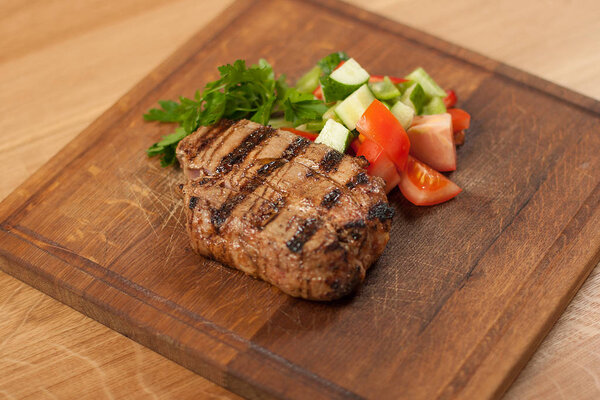 Steak with vegetables