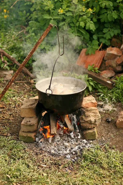 Sopa de peixe russo UHA — Fotografia de Stock