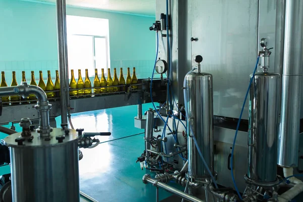 Wine Factory Production Southern Quality Wine — Stock Photo, Image