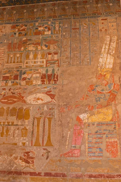 Templo Rainha Hatshepsut Desenhos Templo — Fotografia de Stock