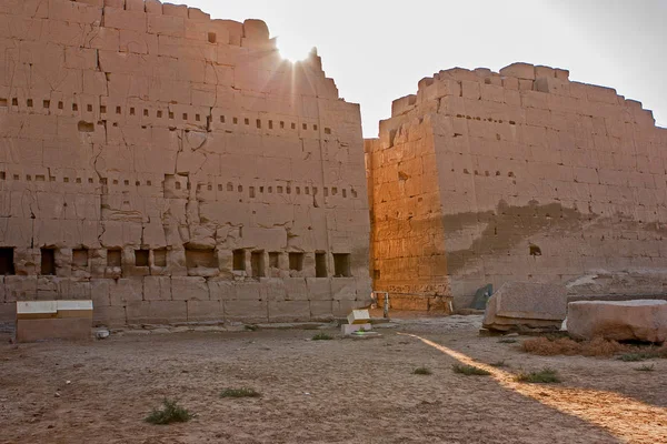 Świątyni Karnak Ruiny Świątyni — Zdjęcie stockowe