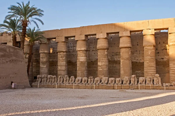 Templo Karnak Las Ruinas Del Templo — Foto de Stock