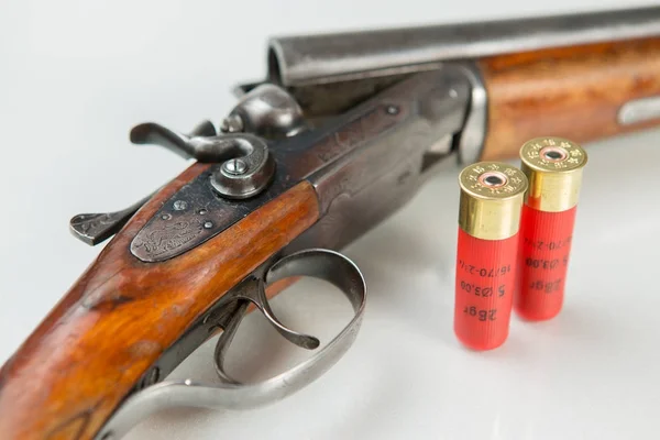 Shotgun Hunting Cartridges Hunting Ammunition — Stock Photo, Image